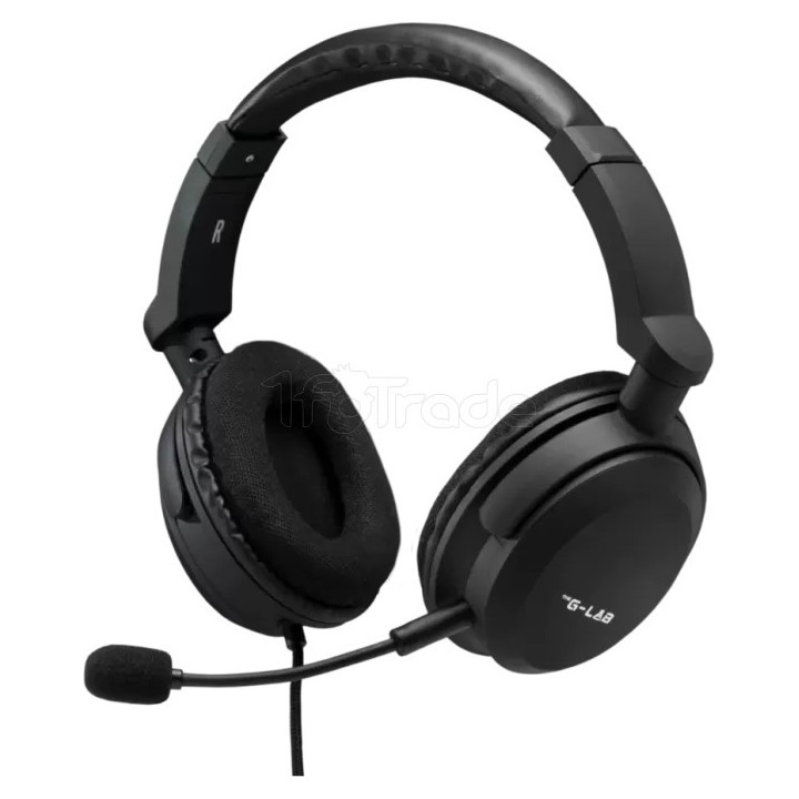 Casque Gamer filaire The G-Lab Korp Carbon (Noir) | Ordiland