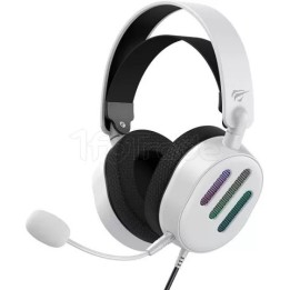 Casque Gamer filaire Havit H2038U RGB (Blanc) | Ordiland