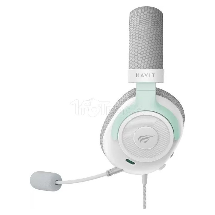 Casque Gamer filaire Havit H2230E (Gris) | Ordiland