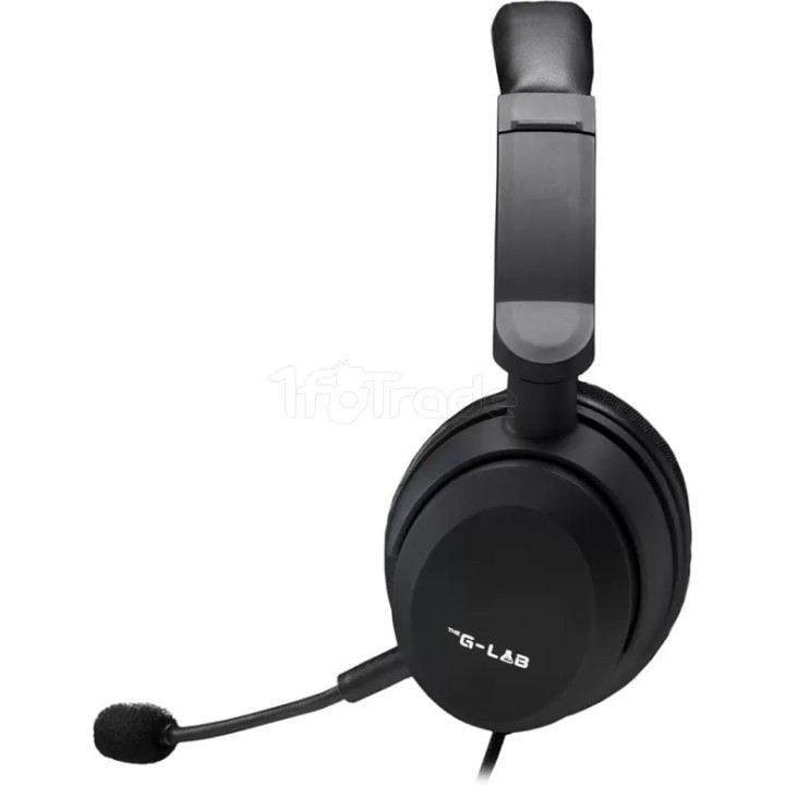 Casque Gamer filaire The G-Lab Korp Carbon (Noir) | Ordiland