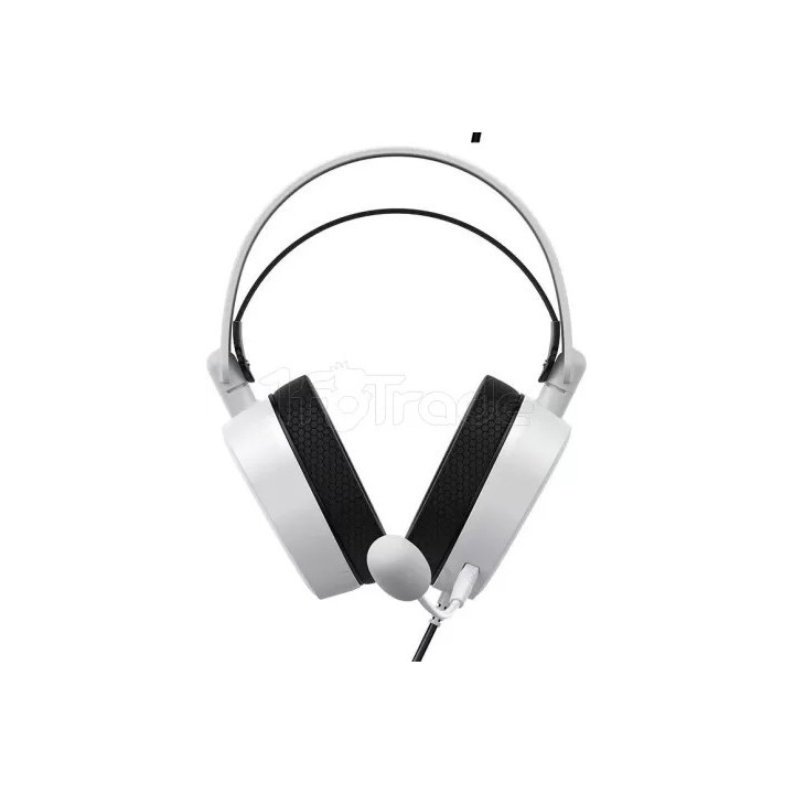 Casque Gamer filaire Havit H2038U RGB (Blanc) | Ordiland