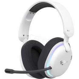 Casque Gamer sans fil Havit Fuxi H7 RGB (Blanc) | Ordiland