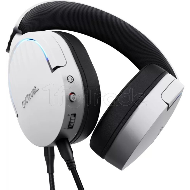 Casque Gamer filaire Trust GXT 490 Fayzo (Blanc) | Ordiland