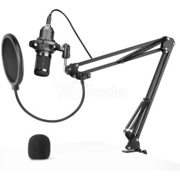 Microphone Mars Gaming MMicPro avec bras de montage | Ordiland