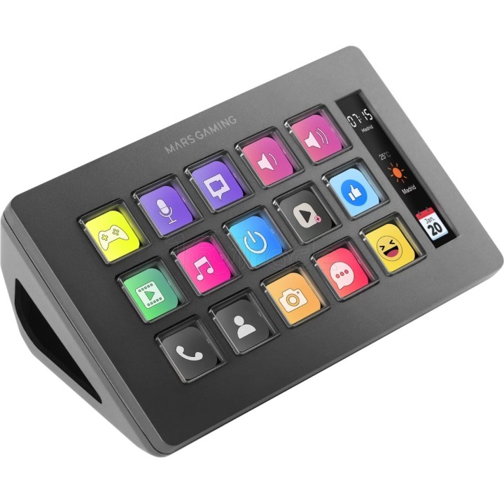 Console de streaming Mars Gaming Stream Deck Slim | Ordiland