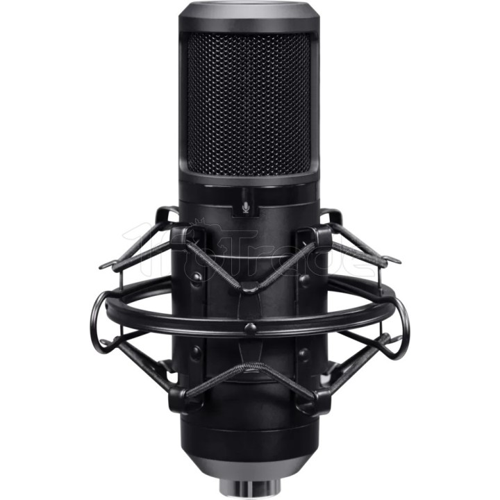 Microphone sur pied Trust GXT 270 Emita II+ (Noir) | Ordiland
