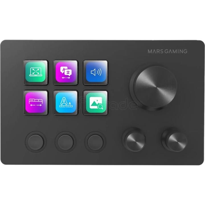 Console de streaming Mars Gaming MSD-Two (Noir) | Ordiland