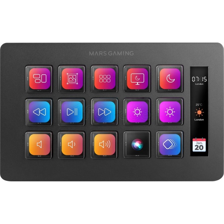 Console de streaming Mars Gaming Stream Deck Slim | Ordiland