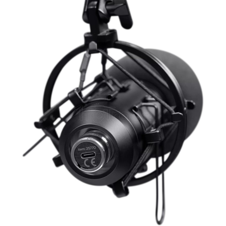Microphone sur pied Trust GXT 270 Emita II+ (Noir) | Ordiland