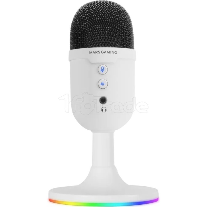 Microphone Mars Gaming MMIC-CX RGB (Blanc) | Ordiland