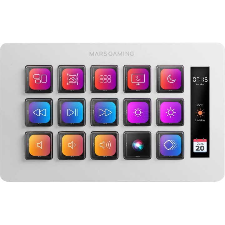 Console de streaming Mars Gaming Stream Deck Slim | Ordiland