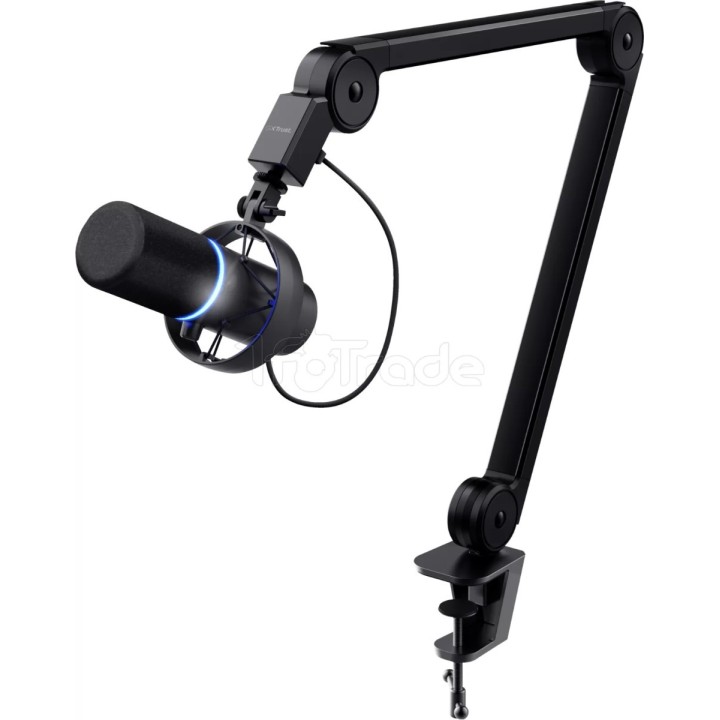 Microphone Trust GXT 255+ Onyx avec bras de montage | Ordiland