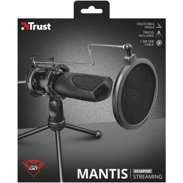 Microphone Trust GXT 232 Mantis Streaming avec trépied | Ordiland
