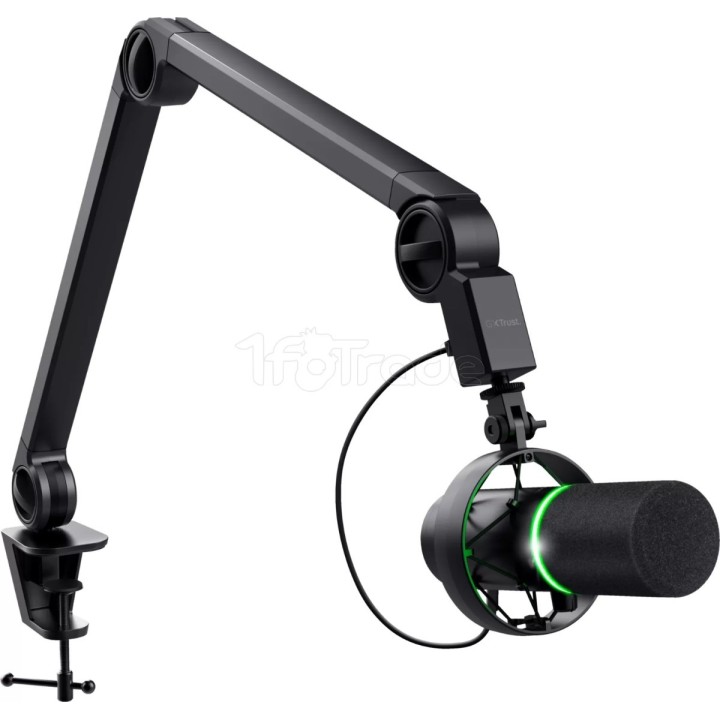 Microphone Trust GXT 255+ Onyx avec bras de montage | Ordiland