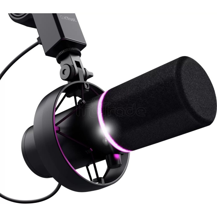 Microphone Trust GXT 255+ Onyx avec bras de montage | Ordiland