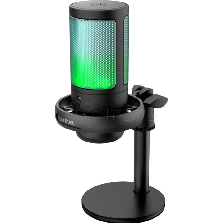 Microphone sur pied Trust GXT 238 Auron (Noir) | Ordiland