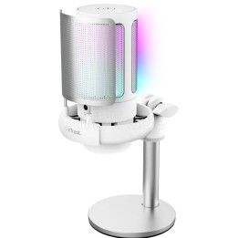 Microphone sur pied Trust GXT 238W Auron (Blanc) | Ordiland