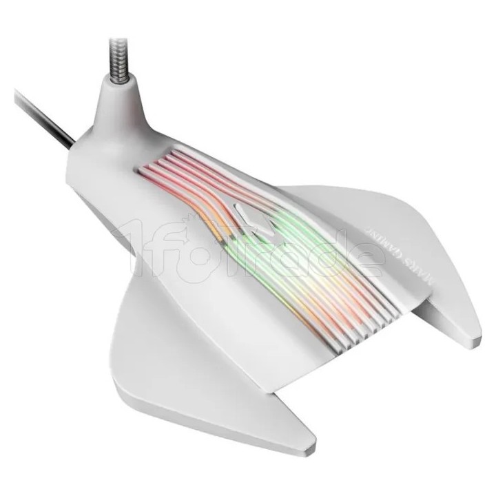 Microphone sur pied Mars Gaming MMIC RGB (Blanc) | Ordiland