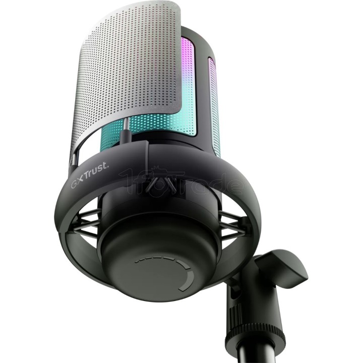 Microphone sur pied Trust GXT 238 Auron (Noir) | Ordiland