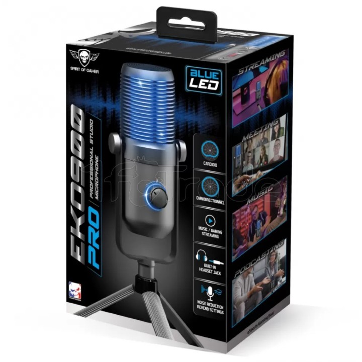 Microphone sur pied Spirit of Gamer Eko 900 (Noir) | Ordiland