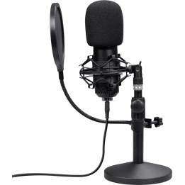 Microphone sur pied Trust GXT 269 Emita II (Noir) | Ordiland