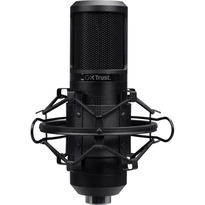 Microphone sur pied Trust GXT 269 Emita II (Noir) | Ordiland