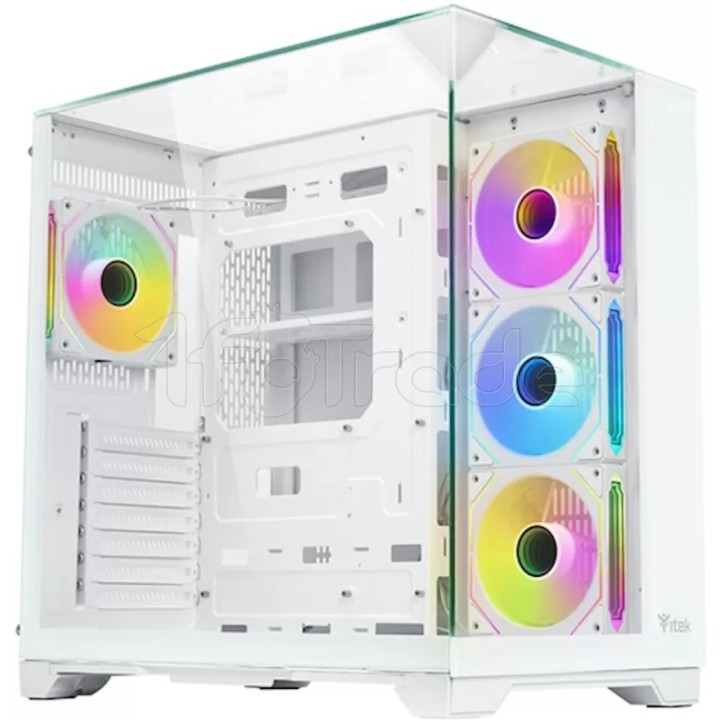 Boîtier Moyen Tour ATX iTek Dark Cave Pano RGB avec | Ordiland