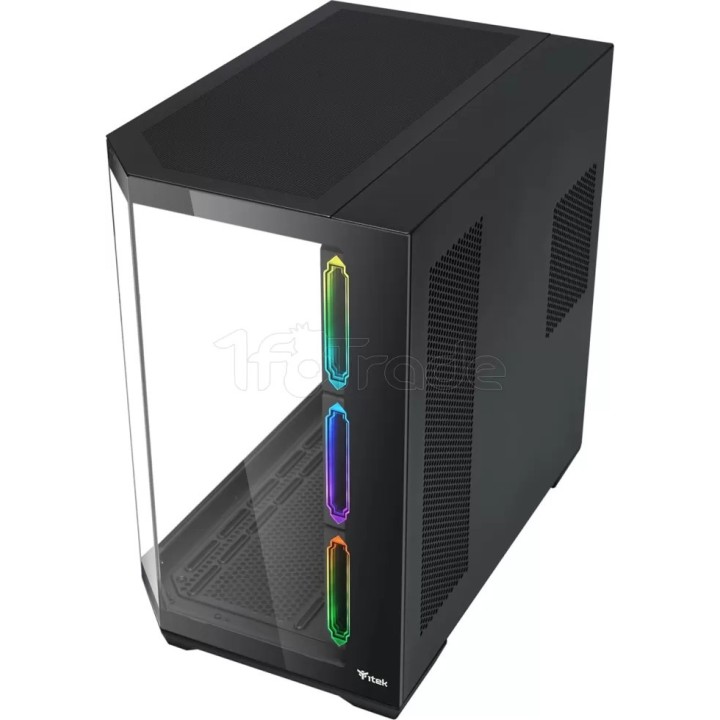 Boîtier Moyen Tour ATX iTek Dark Cave Aku RGB avec | Ordiland