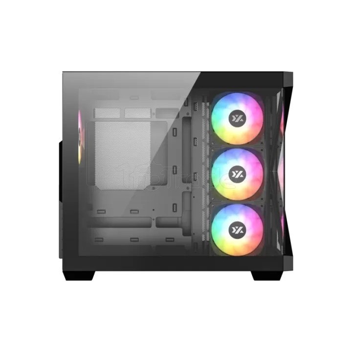 Boîtier Moyen Tour ATX XYZ Qubex RGB avec panneaux | Ordiland
