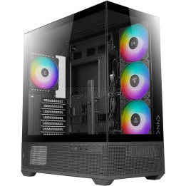 Boîtier Moyen Tour ATX Azza Tiara RGB avec panneaux | Ordiland