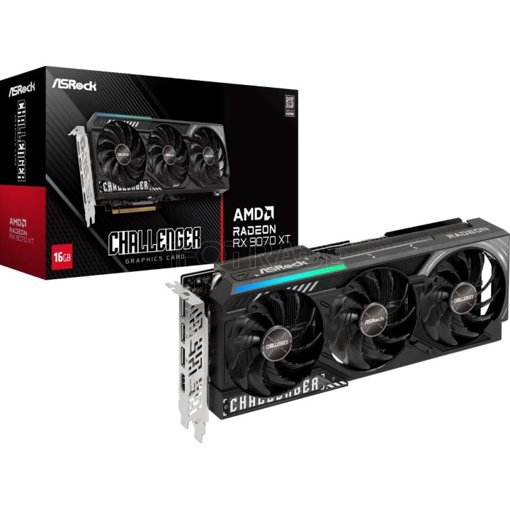 Carte graphique ASRock Radeon RX 9070 XT Challenger | Ordiland