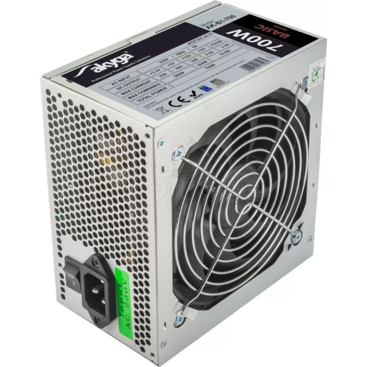 Alimentation ATX Akyga Basic AK-B1 - 700W (Gris) | Ordiland