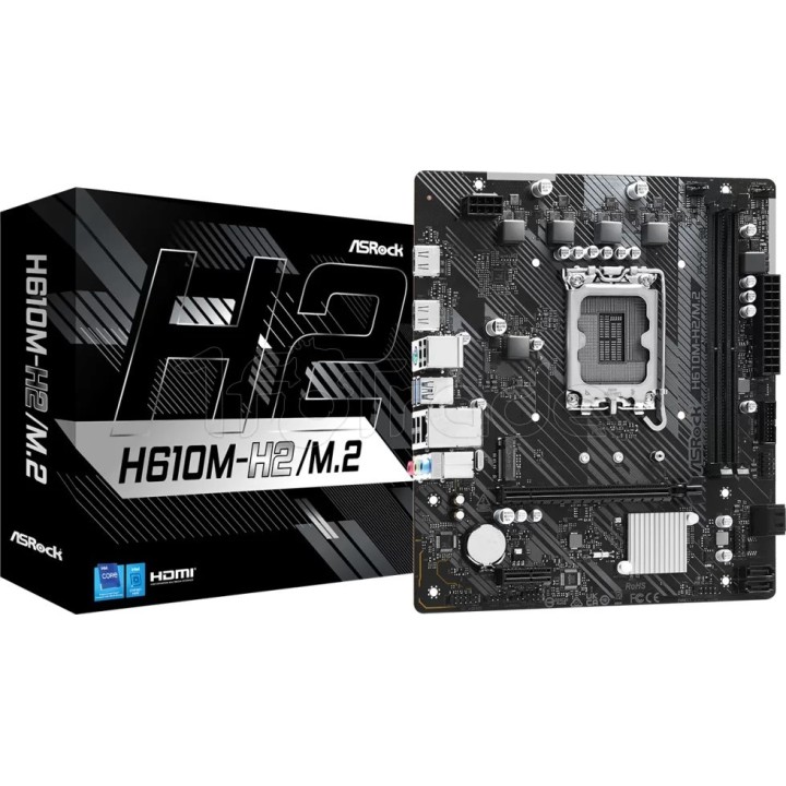 Carte mère ASRock H610M-H2/M.2 DDR4 (Intel LGA 1700) | Ordiland