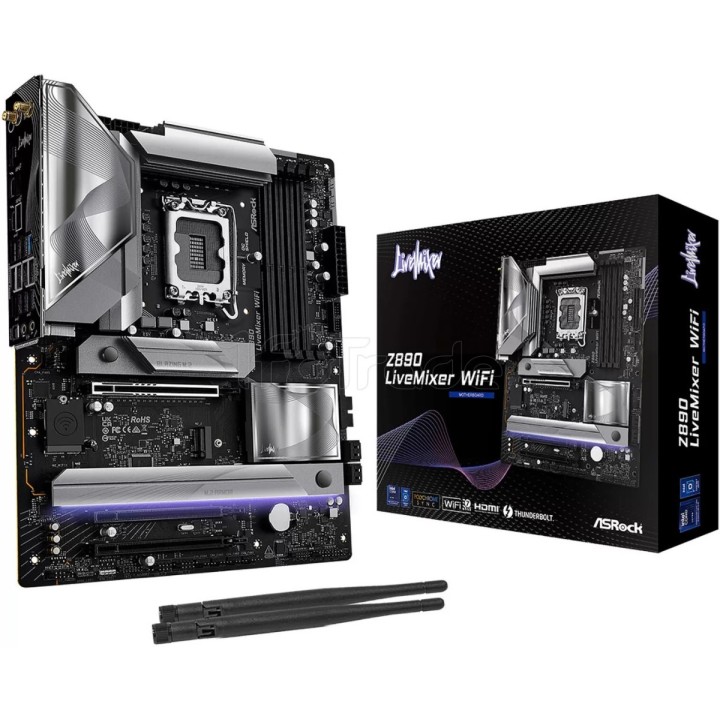 Carte mère ASRock Z890 LiveMixer WiFi (Intel LGA 1851) | Ordiland