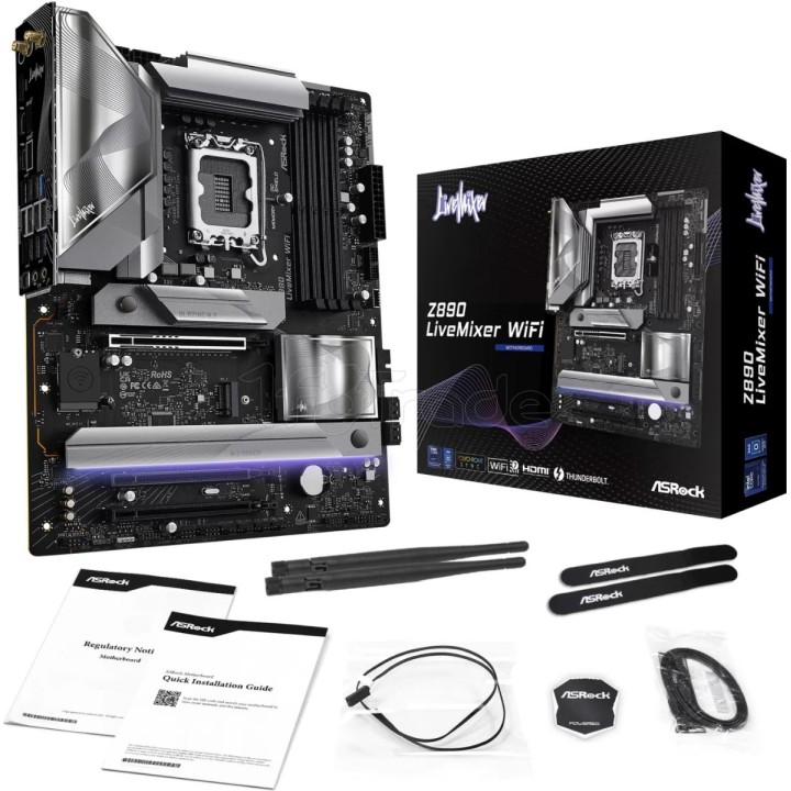 Carte mère ASRock Z890 LiveMixer WiFi (Intel LGA 1851) | Ordiland