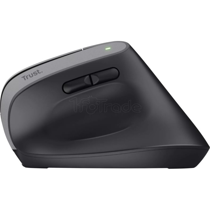 Souris sans fil ergonomique Trust Bayo+ (Noir) | Ordiland