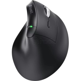 Souris sans fil ergonomique Trust Vyran (Noir) | Ordiland