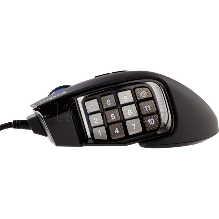 Souris filaire Gamer Corsair Scimitar Elite RGB (Noir) | Ordiland