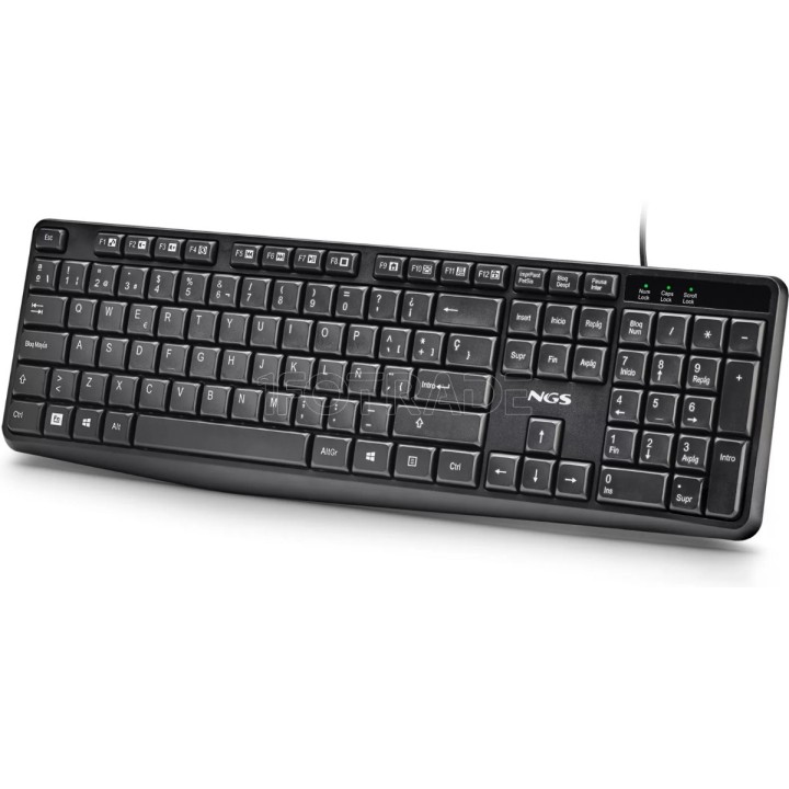 Clavier filaire NGS Funky V4 (Noir) | Ordiland