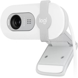 Webcam Logitech Brio 100 Full HD (Blanc) | Ordiland