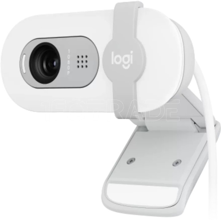 Webcam Logitech Brio 100 Full HD (Blanc) | Ordiland