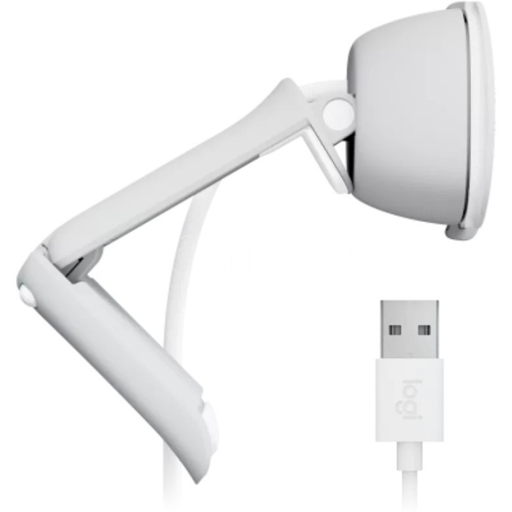 Webcam Logitech Brio 100 Full HD (Blanc) | Ordiland