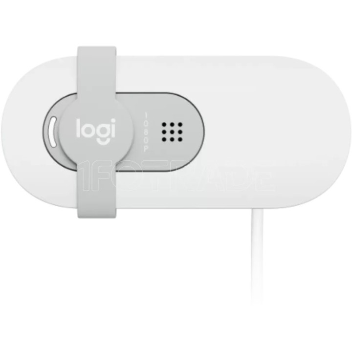Webcam Logitech Brio 100 Full HD (Blanc) | Ordiland