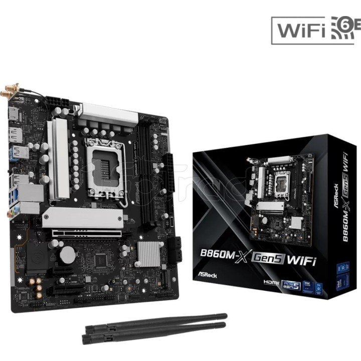 Carte mère ASRock B860M-X Gen5 WiFi (Intel LGA 1851) | Ordiland