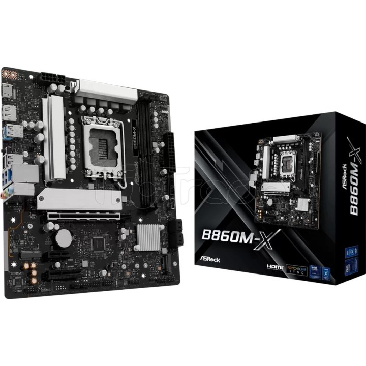 Carte mère ASRock B860M-X (Intel LGA 1851) Micro ATX | Ordiland