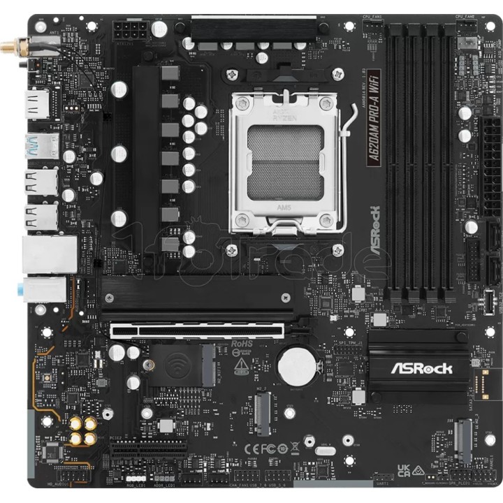 Carte mère ASRock A620AM Pro-A Wifi (AM5) Micro ATX | Ordiland