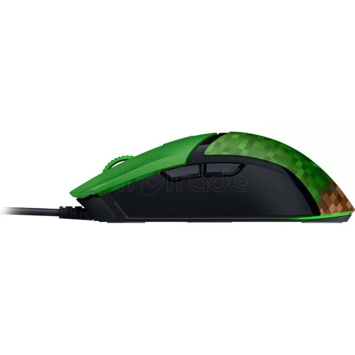 Souris filaire Gamer Razer Cobra Minecraft (Vert/Noir) | Ordiland