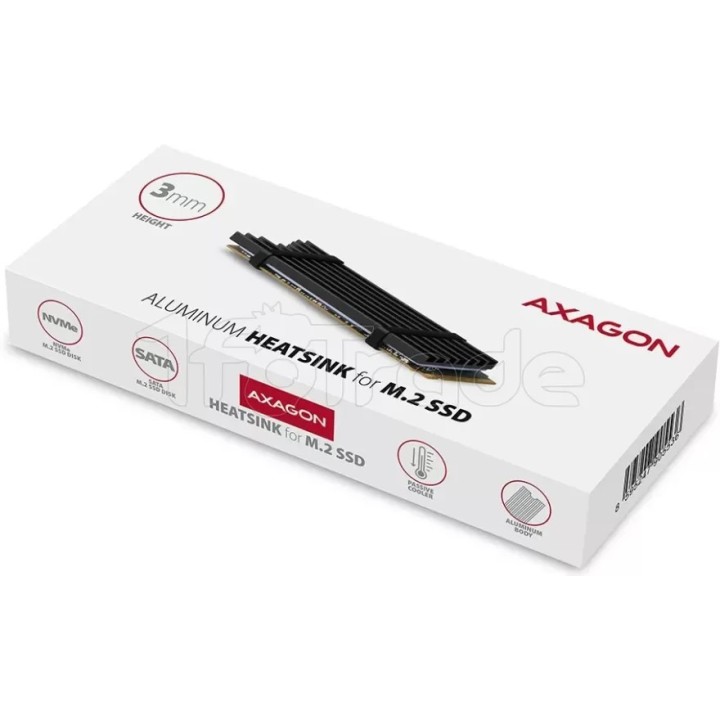 Dissipateur thermique pour SSD M.2 2280 Axagon | Ordiland