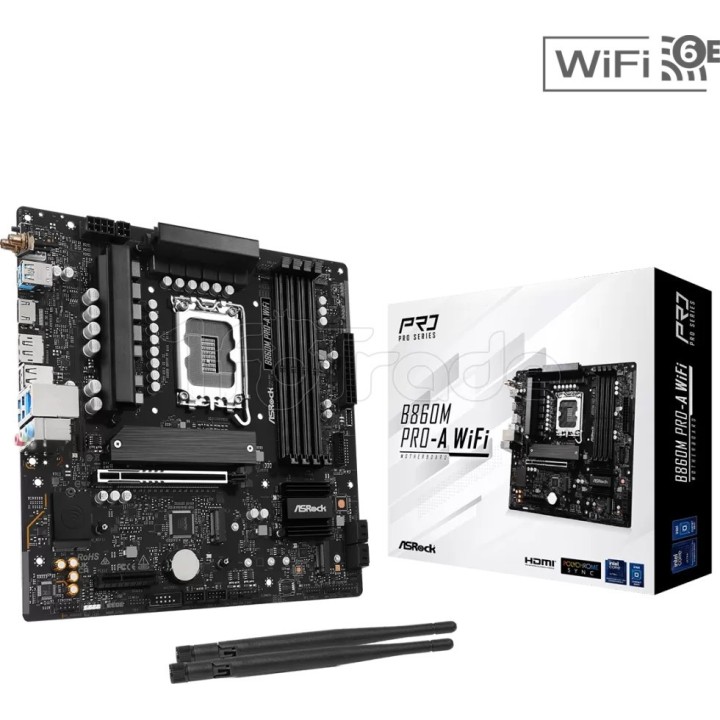 Carte mère ASRock B860M Pro-A WiFi (Intel LGA 1851) | Ordiland