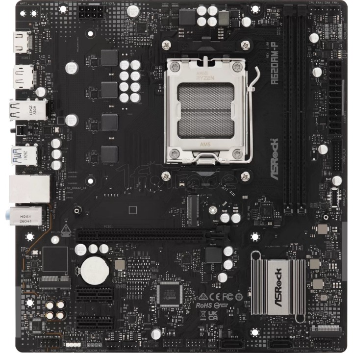 Carte mère ASRock A620AM-P (AM5) Micro ATX | Ordiland